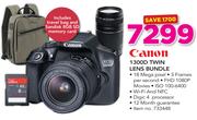 Canon 1300D Twin Lens Bundle