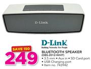 D-Link Bluetooth Speaker DBS-2012-WHIT