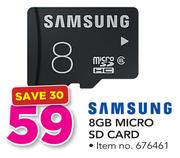 Samsung 8GB Micro SD Card