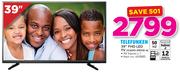 Telefunken 39" FHD LED TV TLEDD-39FHD A