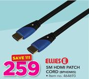 Ellies 5m HDMI Patch Cord BPHDMI5