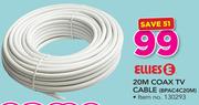 Ellies 20M Coax TV Cable BPAC4C20M