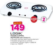 Logik Double Spiral Hotplate RSH-246083-01