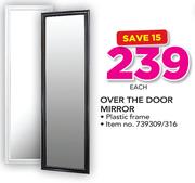 Over The Door Mirror-Each