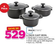 Mainstays 6 Piece Cast Iron