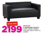 Denver 2 Division Couch