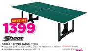Shoot Table Tennis Table TT500