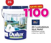 Dulux 20Ltr Luxurious Silk Paint