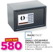 Mainstays Small Lockable Digital Safe W4226C