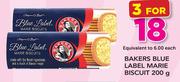 Bakers Blue Label Marie Biscuit-3x200g