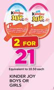 Kinder Joy Boys Or Girls-For 2