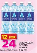 Aquaclear Spring Water-12x500ml