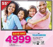 Telefunken 55" FHD LED TV TLEDD-55FHD