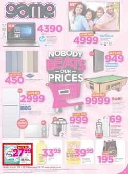 Game Namibia : Oshakati (9 Feb - 22 Feb 2017), page 1