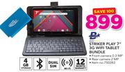 Boost Striker Play 7" 3G WiFi Tablet Bundle