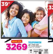 Telefunken 39" FHD LED TV TLEDD-39FHD A