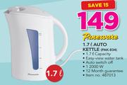 Pineware 1.7Ltr Auto Kettle PAK-834