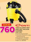 Conti 1000W Conti Wet And Dry Vacuum Cleaner CWD100C