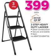 Home Quip 3 Step Heavy Duty Ladder