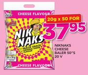 NikNaks Cheese Baler-50x20g