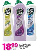Handy Andy Assorted-750ml Each