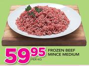 Frozen Beef Mince Medium-Per Kg