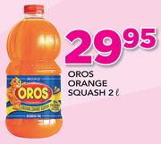 Oros Orange Squash-2Ltr