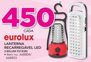 Eurolux Lanterna Recarregável LED 180LUM FS183R-cada