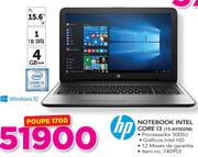 HP Notebook Intel Core I3 15-AY002NI