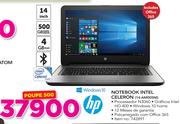 HP Notebook Intel Celeron 14-AM005NI Including Office 365