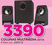 Logitech Colunas Multimedia Z213