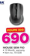 Ultra-Link Mouse Sem Fio