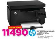 HP Impressora Mono Laser M125A