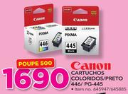 Canon Cartuchos Coloridos/Preto 446/PG-445