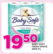 Baby Soft Fresh White Mini-9's