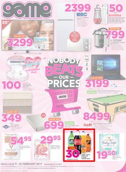 Game Botswana : Nobody Beats Our Prices (9 Feb - 22 Feb 2017), page 1
