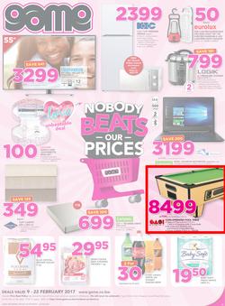 Game Botswana : Nobody Beats Our Prices (9 Feb - 22 Feb 2017), page 1