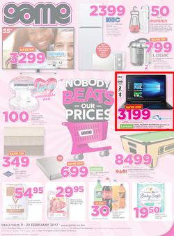 Game Botswana : Nobody Beats Our Prices (9 Feb - 22 Feb 2017), page 1