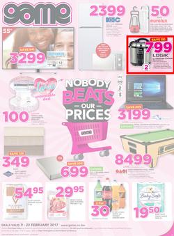 Game Botswana : Nobody Beats Our Prices (9 Feb - 22 Feb 2017), page 1