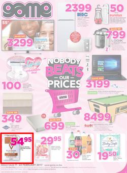 Game Botswana : Nobody Beats Our Prices (9 Feb - 22 Feb 2017), page 1