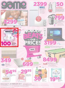 Game Botswana : Nobody Beats Our Prices (9 Feb - 22 Feb 2017), page 1