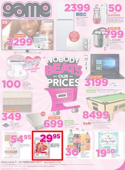 Game Botswana : Nobody Beats Our Prices (9 Feb - 22 Feb 2017), page 1