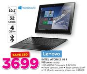 Lenovo 10.1 Inch Intel Atom 2 In 1 Notebook MIX310 LTE