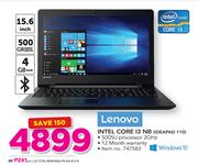 Lenovo 15.6 Inch Intel Core i3 Notebook IDEAPAD 110