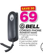 Bell Corded Phone RAINBOW 58200