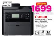 Canon 217W Mono Laser 4 In 1 Printer