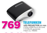 Telefunken LED Projector TP-1000
