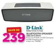 D-Link Bluetooth Speaker DBS-2012-WHIT