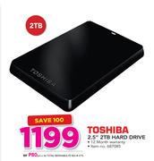Toshiba 2.5" 2TB Hard Drive