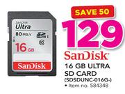 Samsung 16 GB Ultra SD Card SDSDUNC-016G